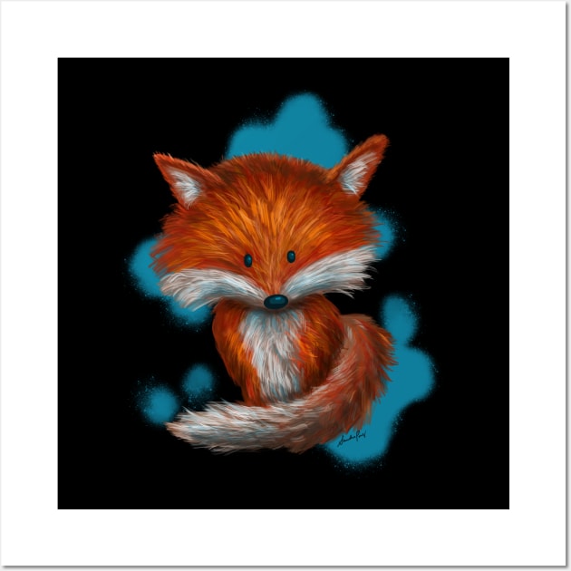 Red Fox Wall Art by Perezart99